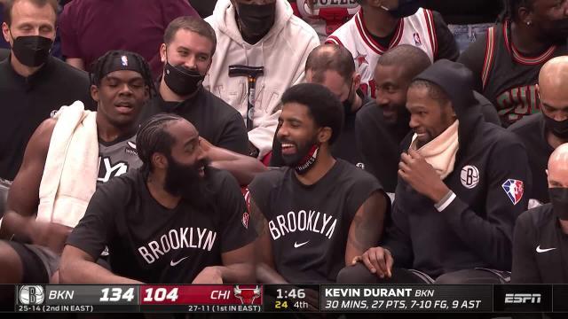 博鱼体育入口-大胜公牛三巨头谈笑风生 哈登道出篮网最美夙愿